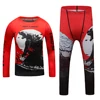 Children MMA Rashguard For Kids Jiu Jitsu T-shirt+Pant Sportsuit Boy MMA Shorts Clothing Bjj Kickboxing Jerseys Running Sets 2