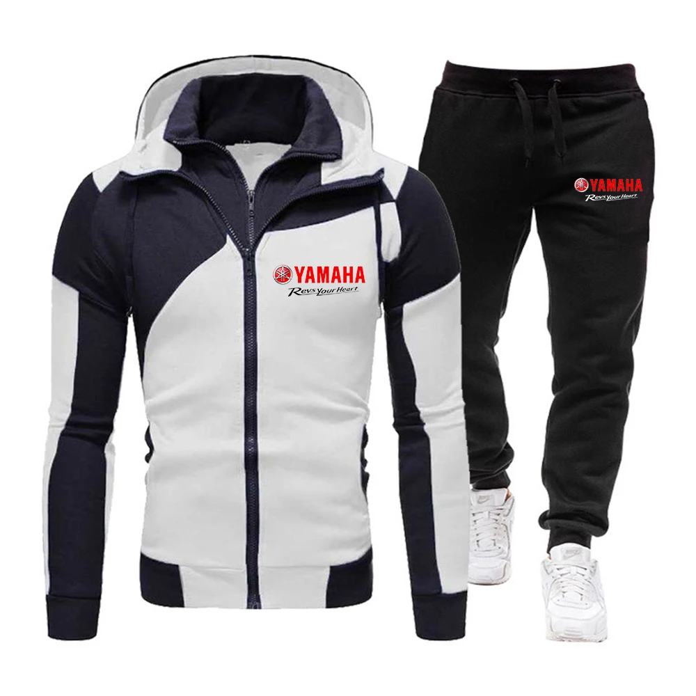 Yamaha hooded sweatshirt detail view