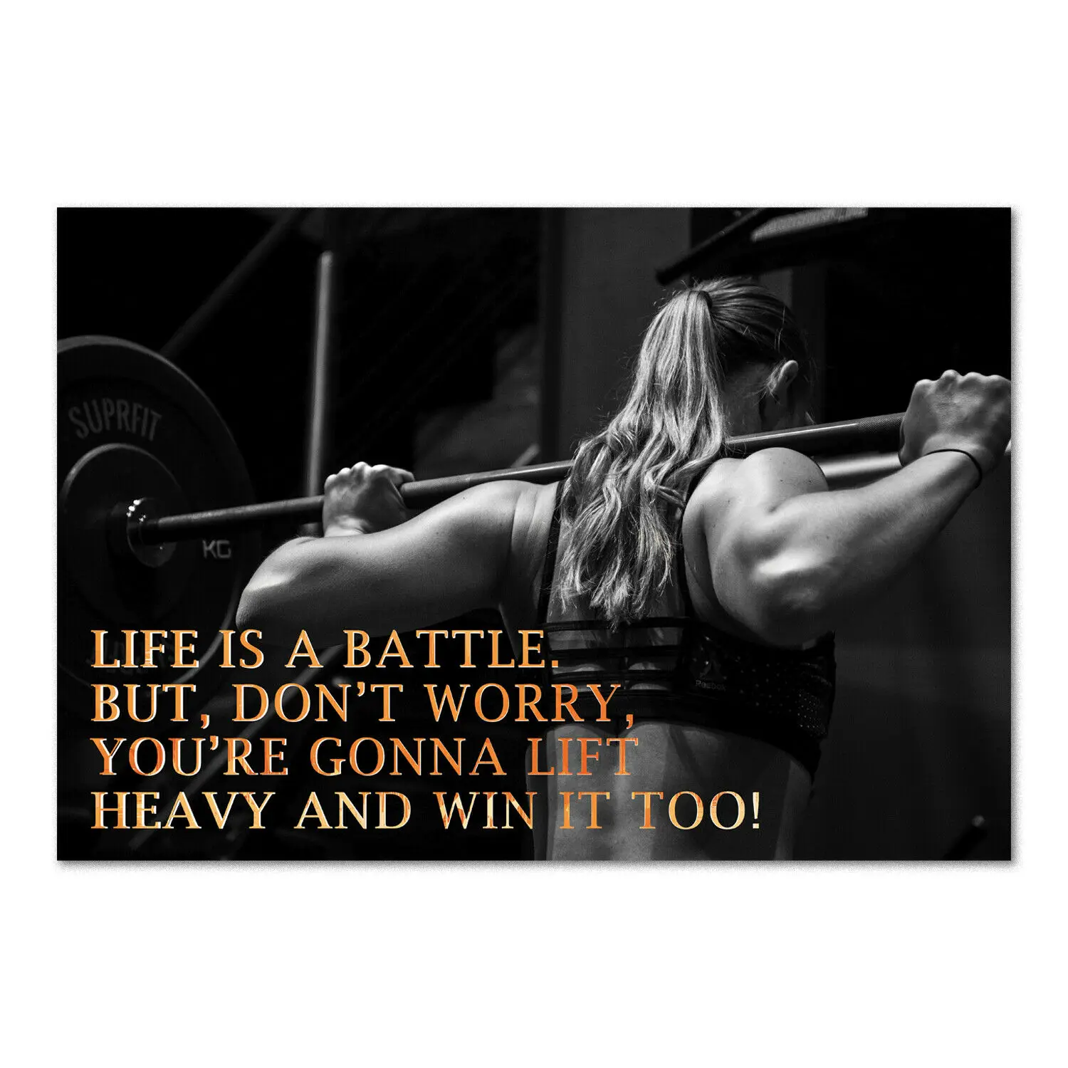 

Fitness Motivational Inspirational Quotes Art Picture Print Silk Poster Home Wall Decor