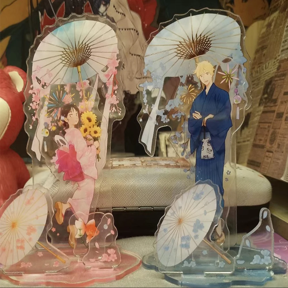Anime acrylic stand Anime Skip and Loafer Character Stand Model Plate Shima Sousuke Iwamura Mitsumi Acrylic Desk Ornament Couple Friends Gifts