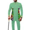 New Casual African Fashion Men's Suit Slim Two-piece Set Спортивный Костюм Мужской Pant Sets Ropa Para Hombres Suits for Men 4
