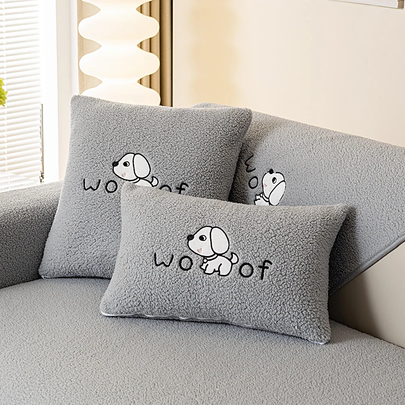 Sherpa sofa cover, dog friendly, pet favorite, plush and soft, thick plush sofa cover, plush non slip sofa cover, furniture cove 3