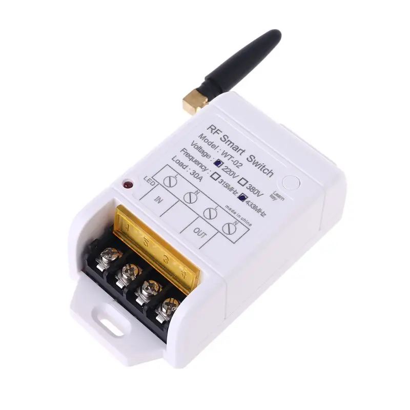 AK-WT-02 30A 무선 원격 제어 스위치 수신기 896C 수신 고감도