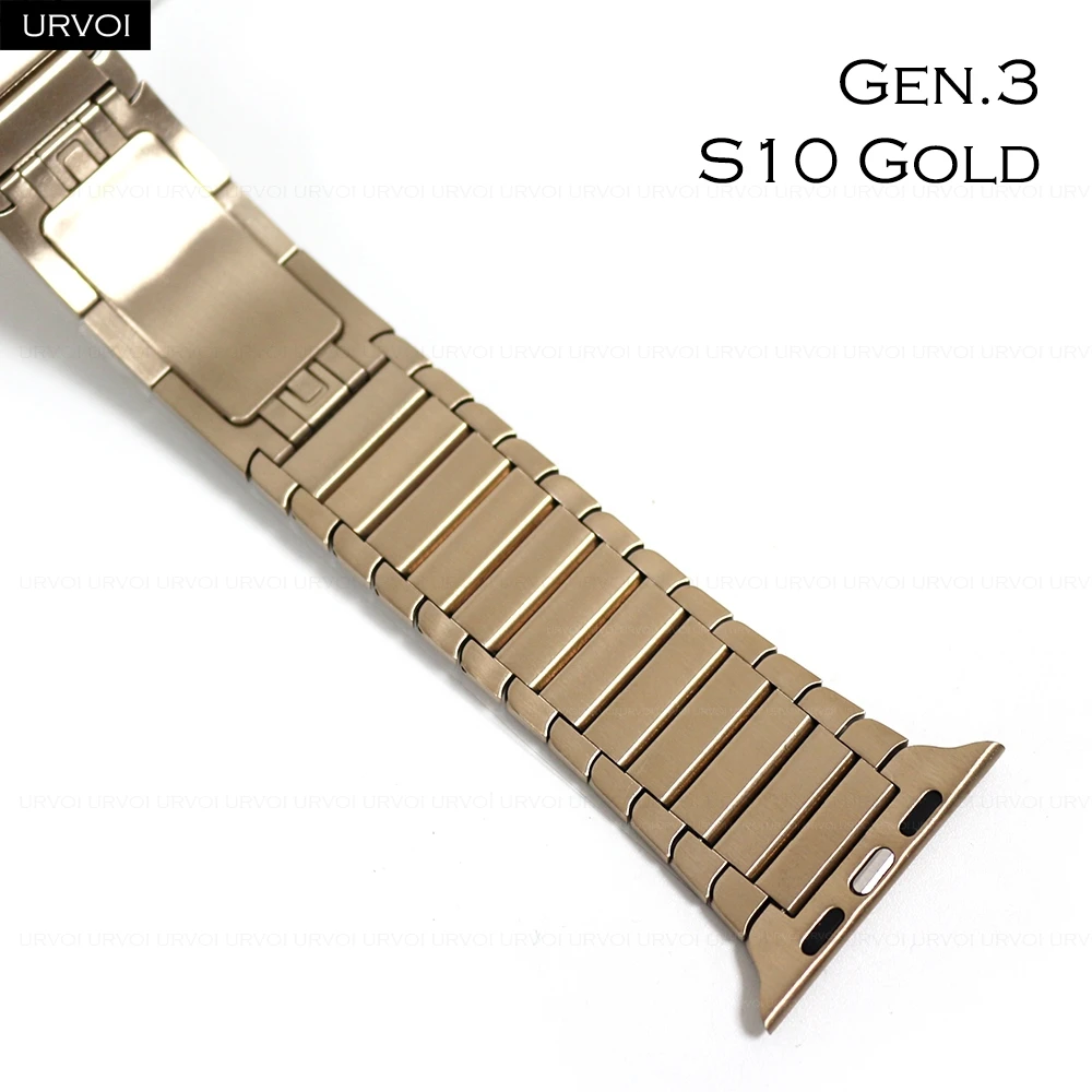 URVOI Stainless Steel Slate Bracelet with Butterfly Clasp