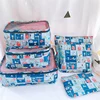 6pcs Snoopy Waterproof Travel Storage Bag Clothes Storage Set Handbag Travel Bag Coin Purse Underwear Bag Organizer 4