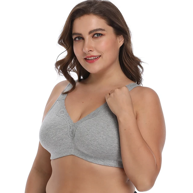 TELIMUSSTO Women Underwire Plus Size Bras 3/4 Coverage Non Padded