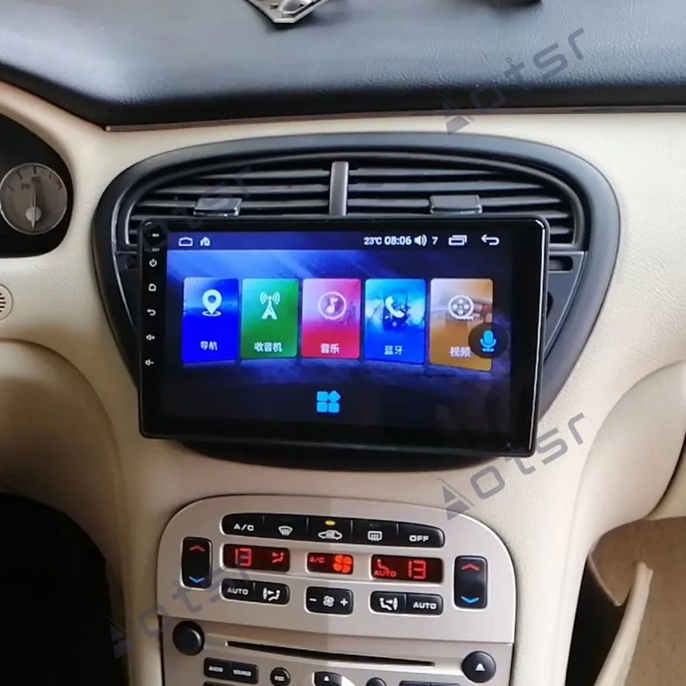 Touch Screen Android 8.0 Car Multimedia Player For Peugeot 607 2002-2008 Gps Navi Auto Stereo Wifi Radio Tape Recorder Head Unit