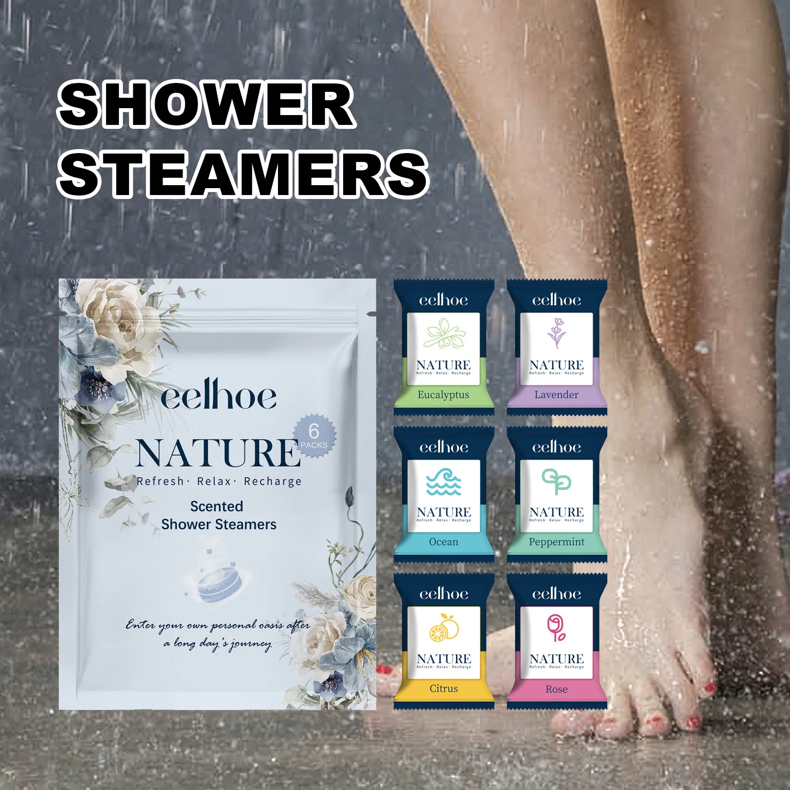 Shower Steamers Aromatherapy Bath Bombs for Men and Women