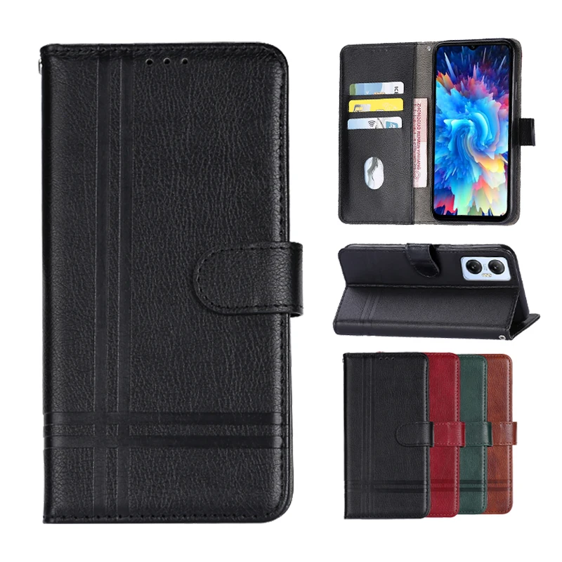 

Wallet Leather Cover For Infinix Hot 20 5G X666B 6.60" корпус Holder Flip Stand Case For Infinix Hot 20 5G чехол Funda