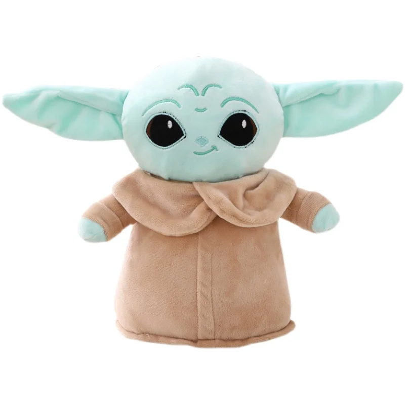 Baby Yoda plush in his cot • Magic Plush