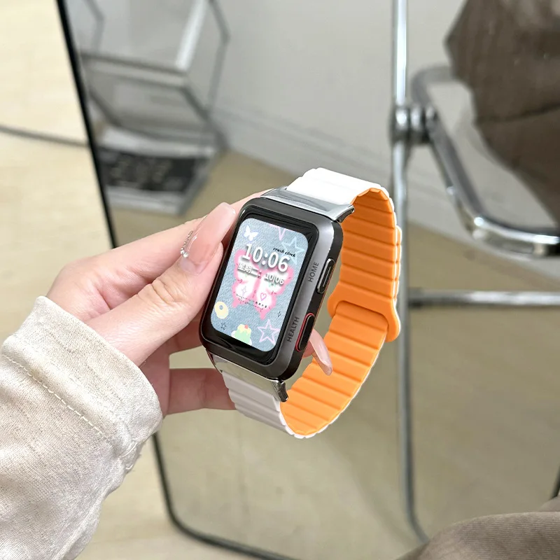 

Ремешок силиконовый для Huawei Watch D, магнитный спортивный браслет для мужчин и женщин