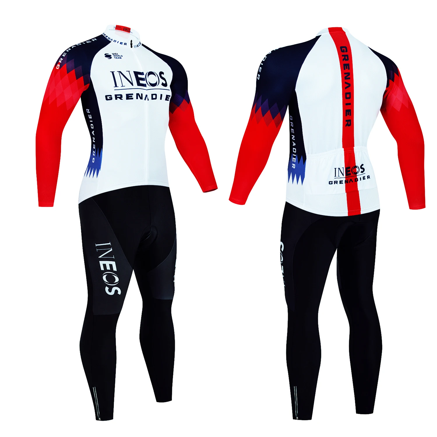 

Велосипедная одежда INEOS, велосипедный комплект с длинным рукавом, мужской костюм для триатлона, Джерси, осенняя мужская одежда, мужская рубашка и шорты, расстояние 2024