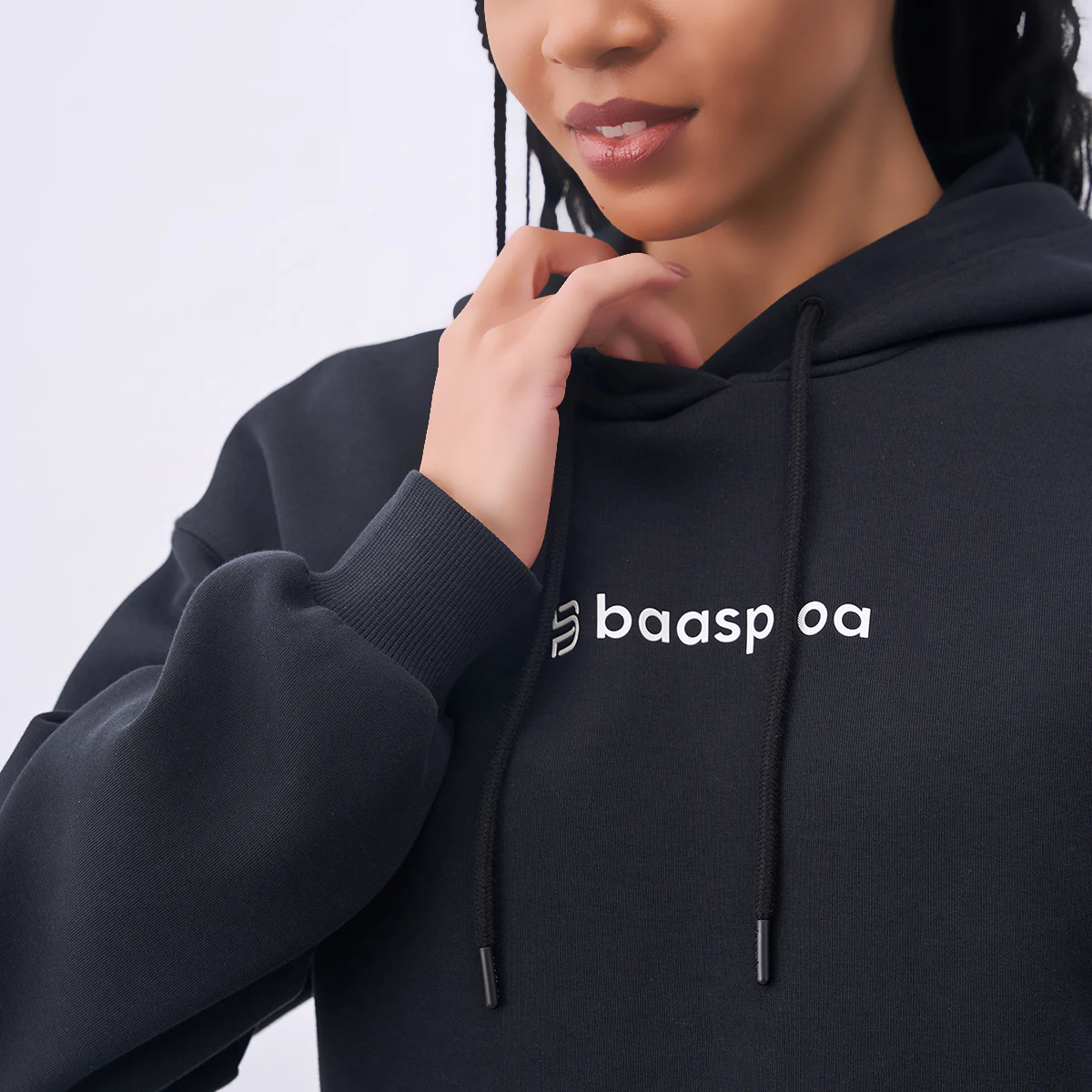 Baasploa 여성 후드티 여성을위한 새로운 패션 느슨한 캐주얼 의류 통기성 편안함 부드러운 솔리드 스포츠웨어 무료 배송