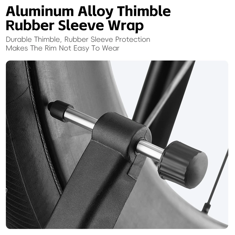 WEST BIKING Bicycle Wheel Truing Stand Foldable Mountain Bike Wheel Rim Corrector For MTB Road Carbon Steel Bicycle Repair Tool