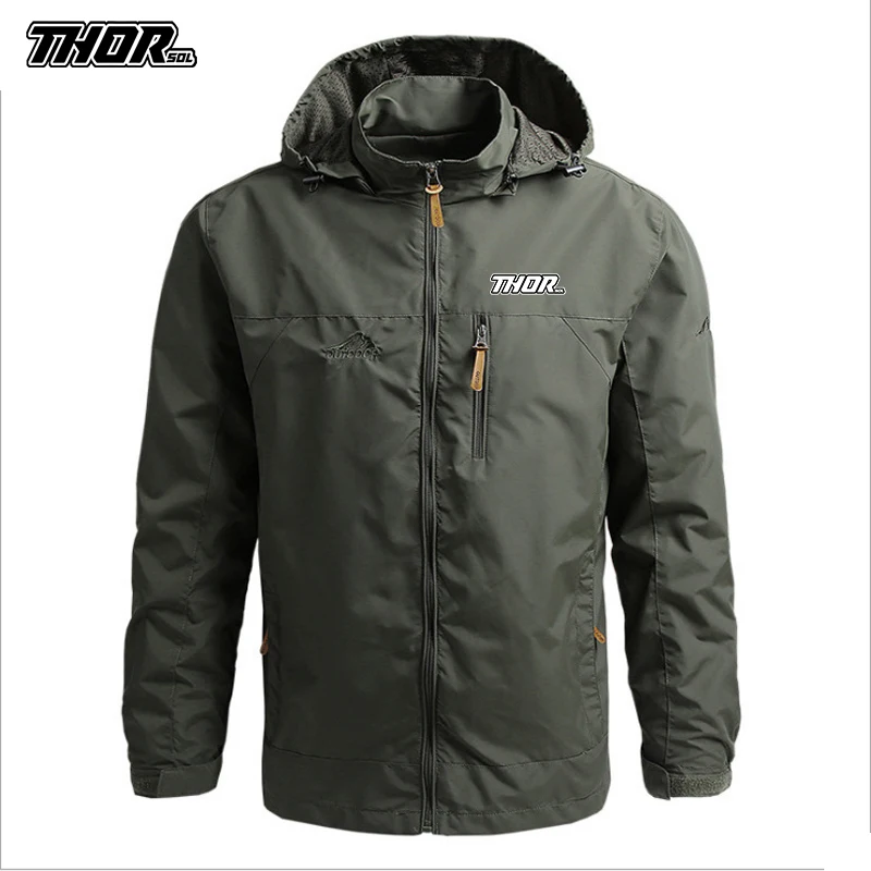 THORSOL Men Cycling Waterproof Jacket MTB Bicycle Windbreaker Motorcycle Clothing Road Mountain Bike Jacket