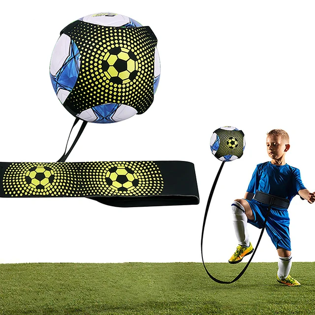 NEW Soccer Ball Juggle Bag Children Auxiliary Circling Training Belt Kids Soccer Kick Solo Trainer Rebound Exercise Band