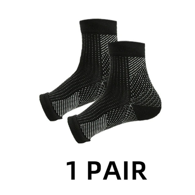 Men Women Sports Socks Foot Angel Anti Fatigue Outerdoor Compression Breatheable Foot Sleeve Support Socks Brace Sock 1 pairs