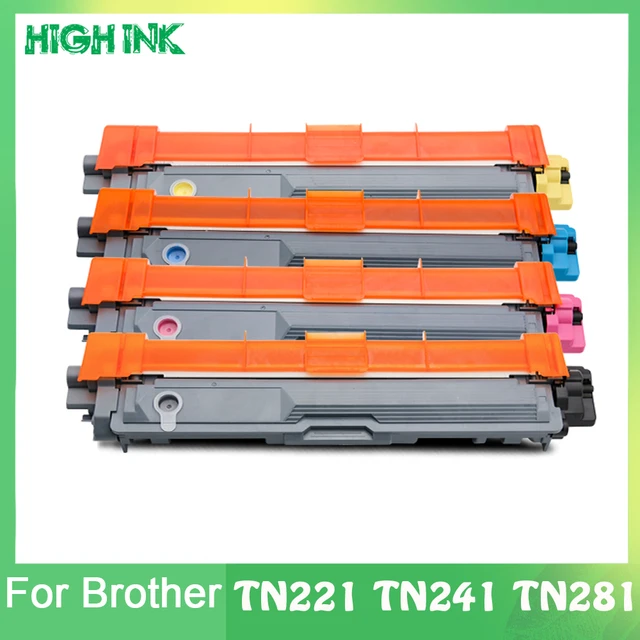 Pack 4 Toners TN-241 K / C / M / Y compatible Brother