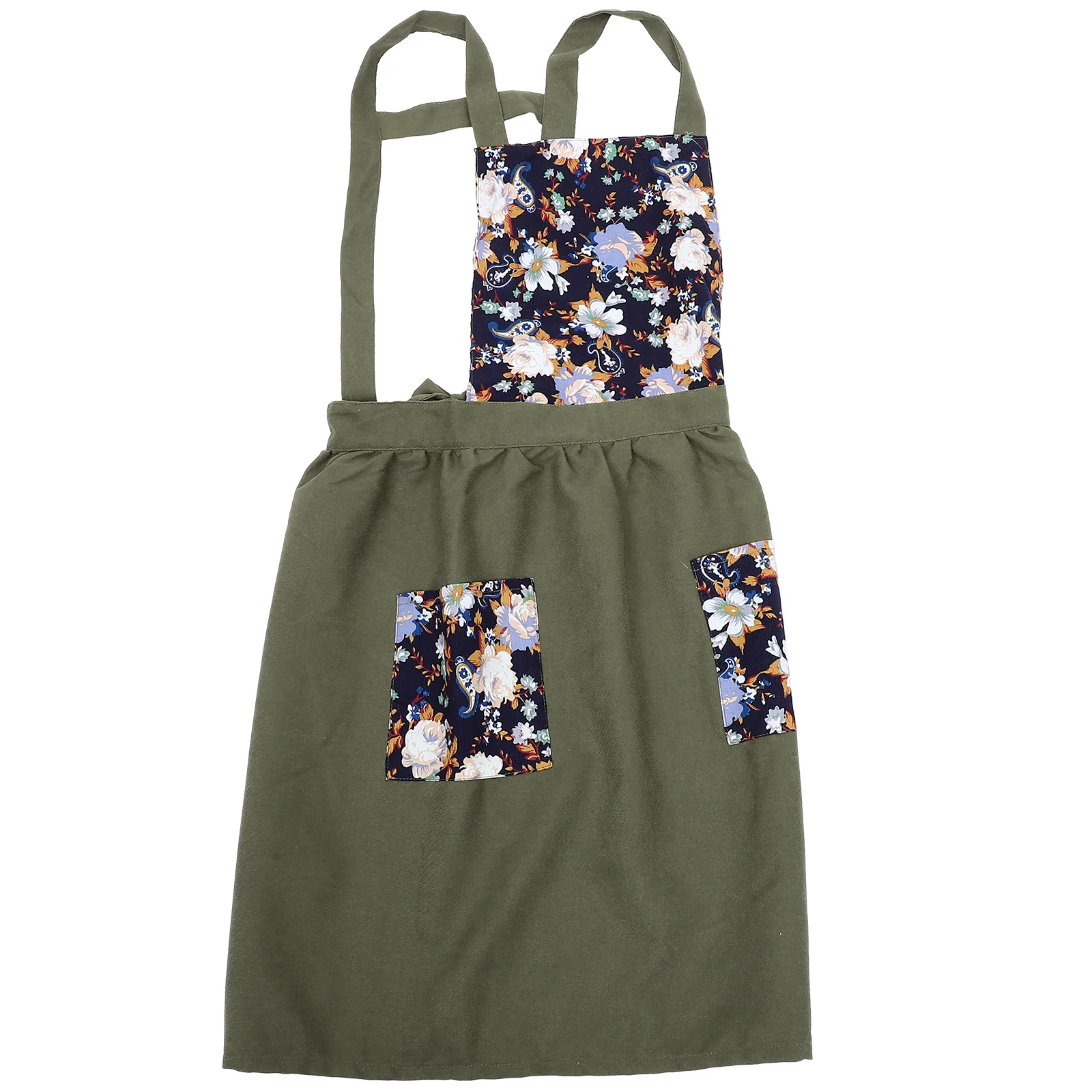 

Work Apron Art Oil Resistant Clean Water Household Cleaning Aprons Flower Girl Child