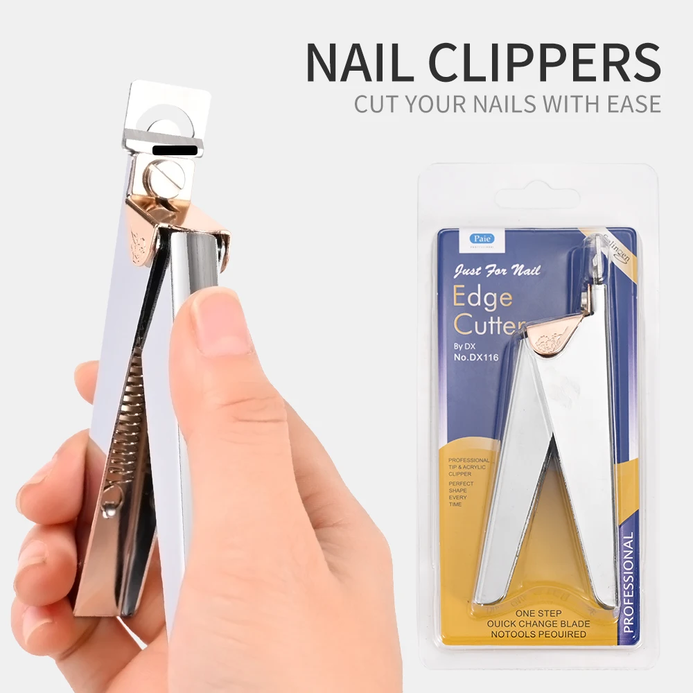 14styles odborný nehet umění clipper u-shape falešný akryl tipy nůžky nerez ocel zastřihovač frézy nehet clipper &*&