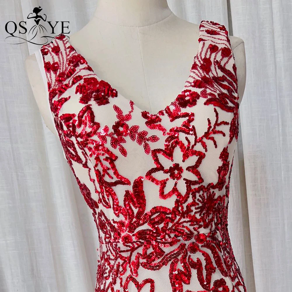 chinese dress ladies Trumpet Wedding Dress,Red Lace Appliques Over White Tulle Bridal Gown,WD01056, US14 / Champagne