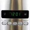 Control 12-cup Programmable Coffee Maker, Red and Stainless Steel Drip Coffee Machine, Glass Carafe, Reusable Filter, 5