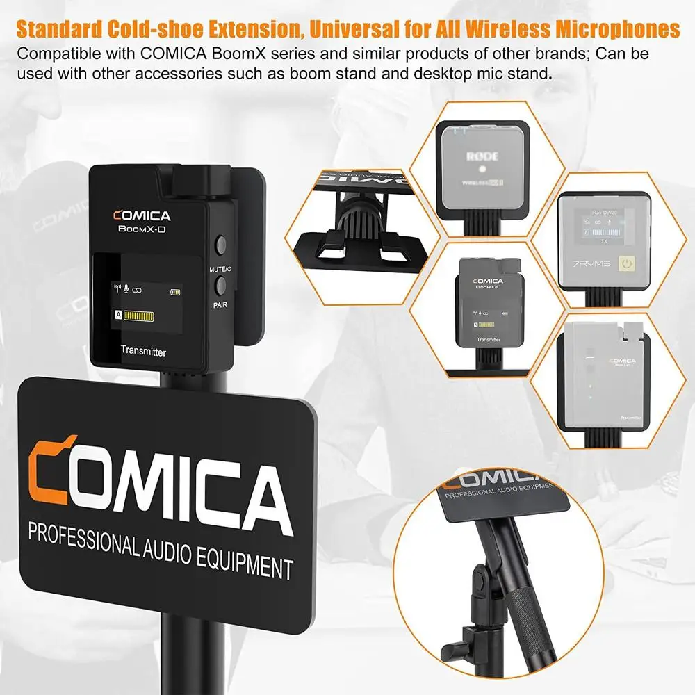 HR-WM Handheld Adapter for Wireless Microphone Detachable Adapter Suitable for I