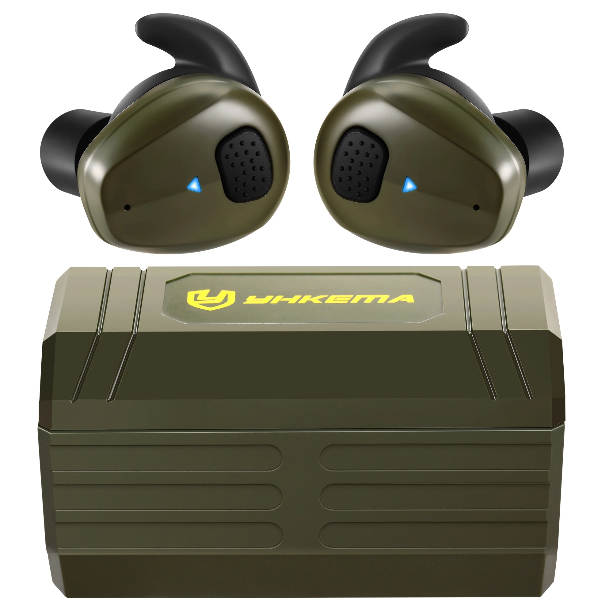 YHKEMA Tactical Bluetooth Earplugs Electronic Shooting Noise
