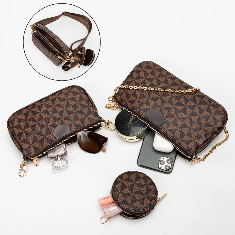 New 3in1 LV Design Sling Bag