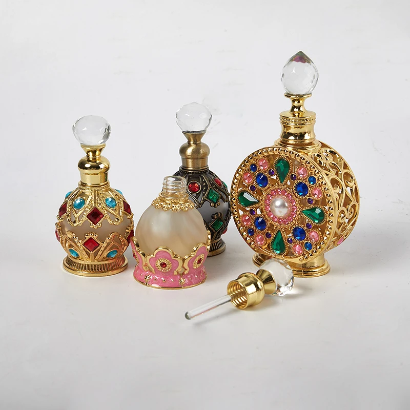 Portable Vintage Glass Perfume Dispenser Bottle