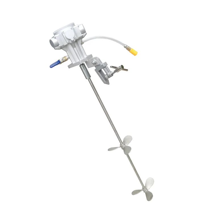 

50gal 1/2HP Pneumatic Paint Liquid Powder Bracket Mixer Tank Barrel Air Mixing Tool Air Clamping Agitator UW-A303 Made in China