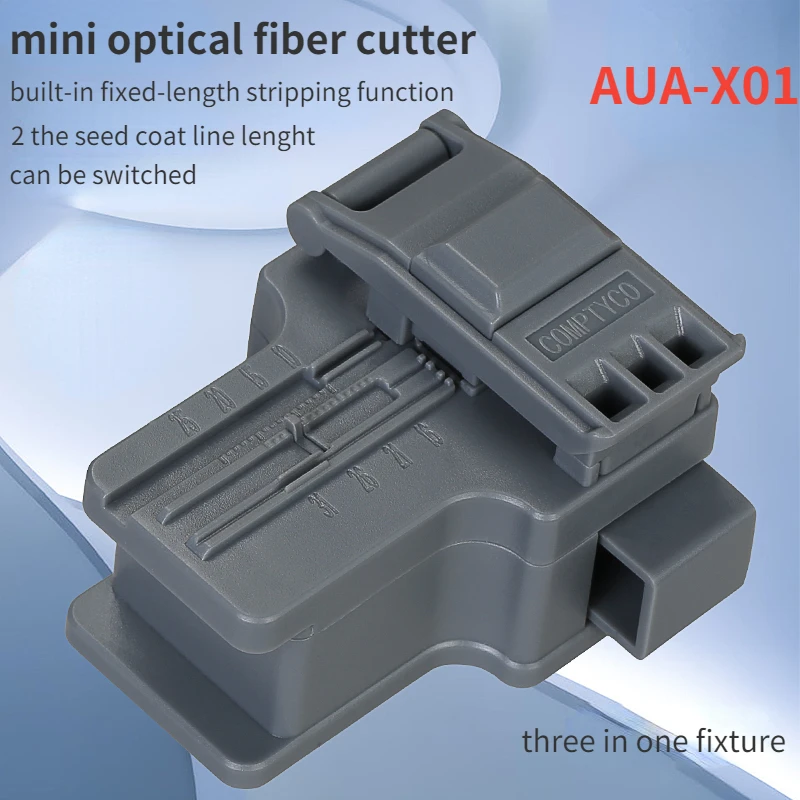 

AUA-X01 Plastic Mini Fiber Optic Cleaver FTTH Fiber Cutter