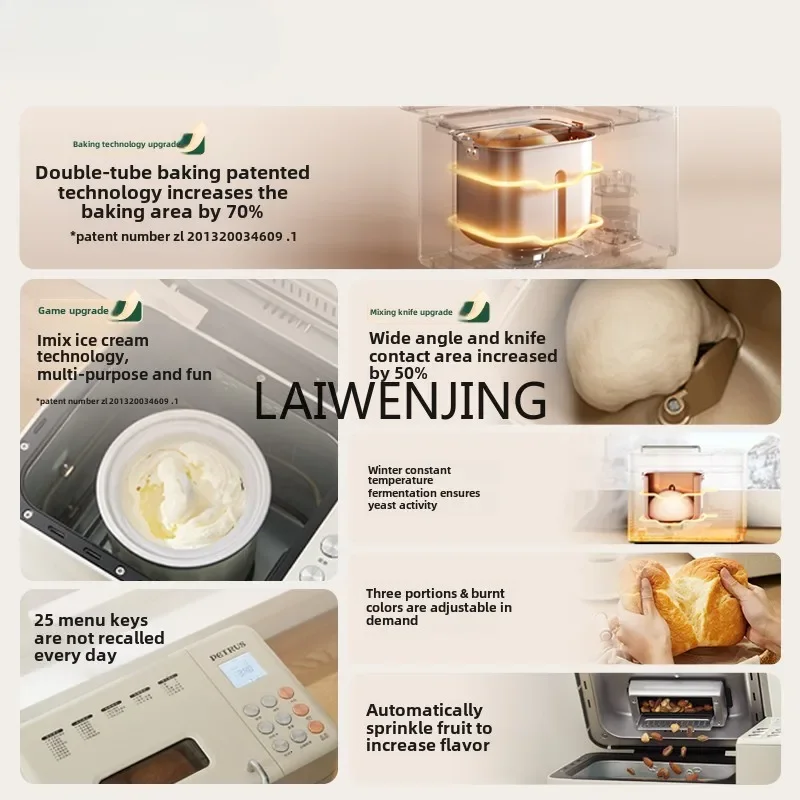 MJY Multifunctional Automatic Noodle Fermentation Breakfast Toast Steamed Bread Kneading Small