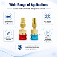 Raccord de climatisation automobile pour R1234YF à R134A, adaptateur haute et basse pression, connecteur rapide HotAdapter 3
