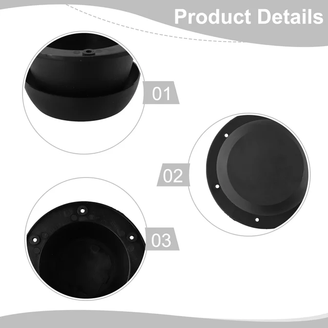 Ventola A Fungo Per Camper | Scarico Aria Resistente Alle Intemperie | Bianco - Foto 3