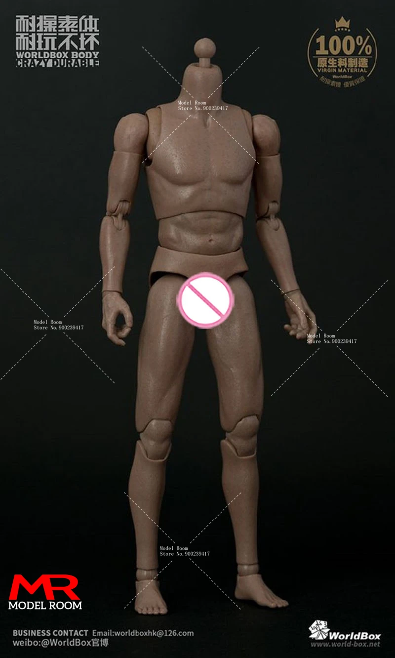 WorldBox 1/6 AT011 AT012 AT016 AT017 AT018 AT020 AT025 AT027 AT030 AT044 Muscular Male Joint Body Action Figure Durable Doll