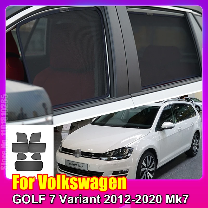 

Автомобильный Магнитный солнцезащитный козырек для Volkswagen VW GOLF 7 VII, вариант 2012-2020 Mk7, занавеска на лобовое стекло, заднее боковое окно