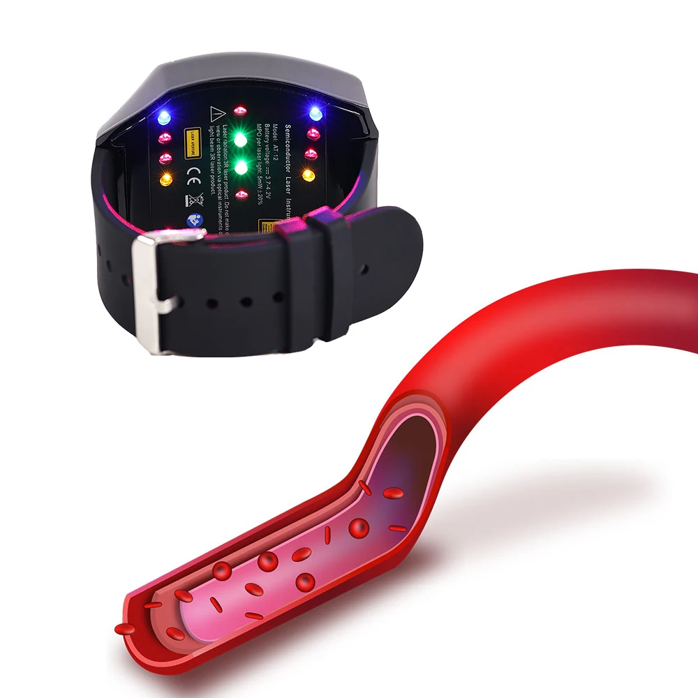 

Лазерные часы с высоким уровнем сахара в крови, Лазерная акупунктура, физиотерапия, массаж, высокое артериальное давление, гиперлипидемия, лазерные часы