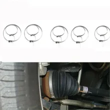 

Universal 10PCS CV Boot Clips Kit Stainless Steel Axle CV Joint Crimp Clamp Set Axle CV Joint Boot Crimp Clamp