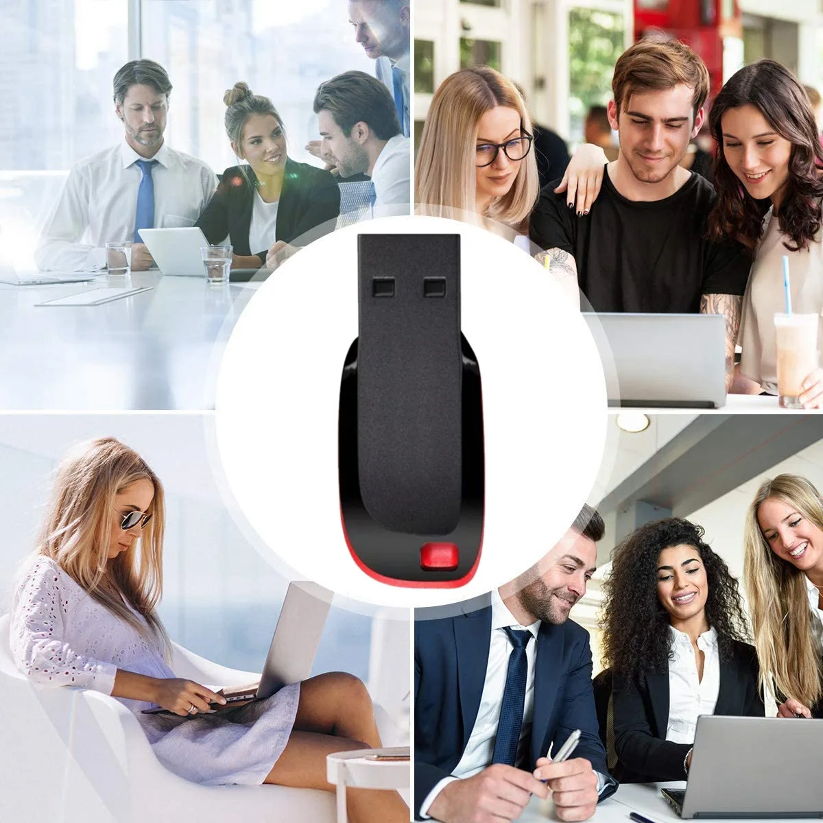 USB 2.0 미니 휴대용 고속 플래시 드라이브, 대용량 PC 노트북 U 디스크, 32GB