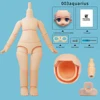 Normal White OB11 Doll Body + Head + Face 10Cm Moveable Joints Doll With Makeup Replaceable Accessories For Obitsu 11Gsc Head 2
