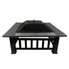 Multifunction Garden Wood Burning Table Fire Pit Outdoor Table with Grills Bbq PLATE OVEN WARM POT STOVE 1