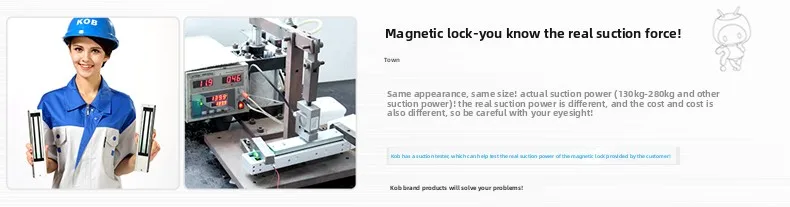 access lock 350/500kg electromagnetic lock single door feedback waterproof elect