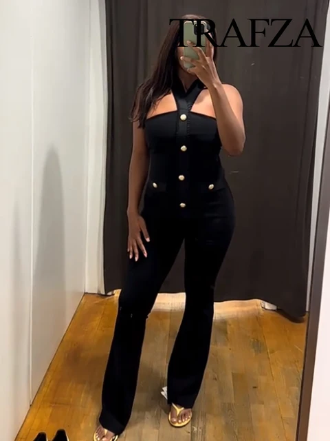 Isabella Neck Halter Long Pant Set 4