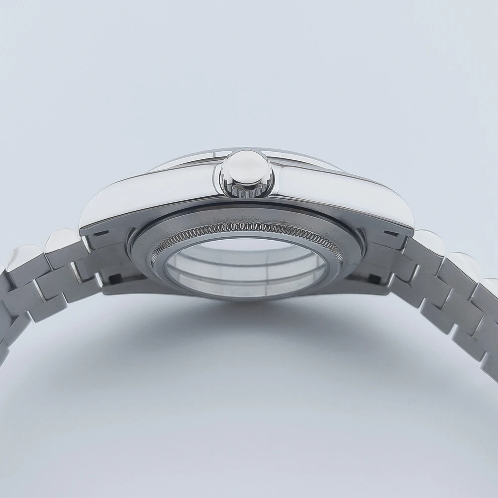 NEITON Sapphire Waterproof Watch Case with Presidential Bracelet Strap