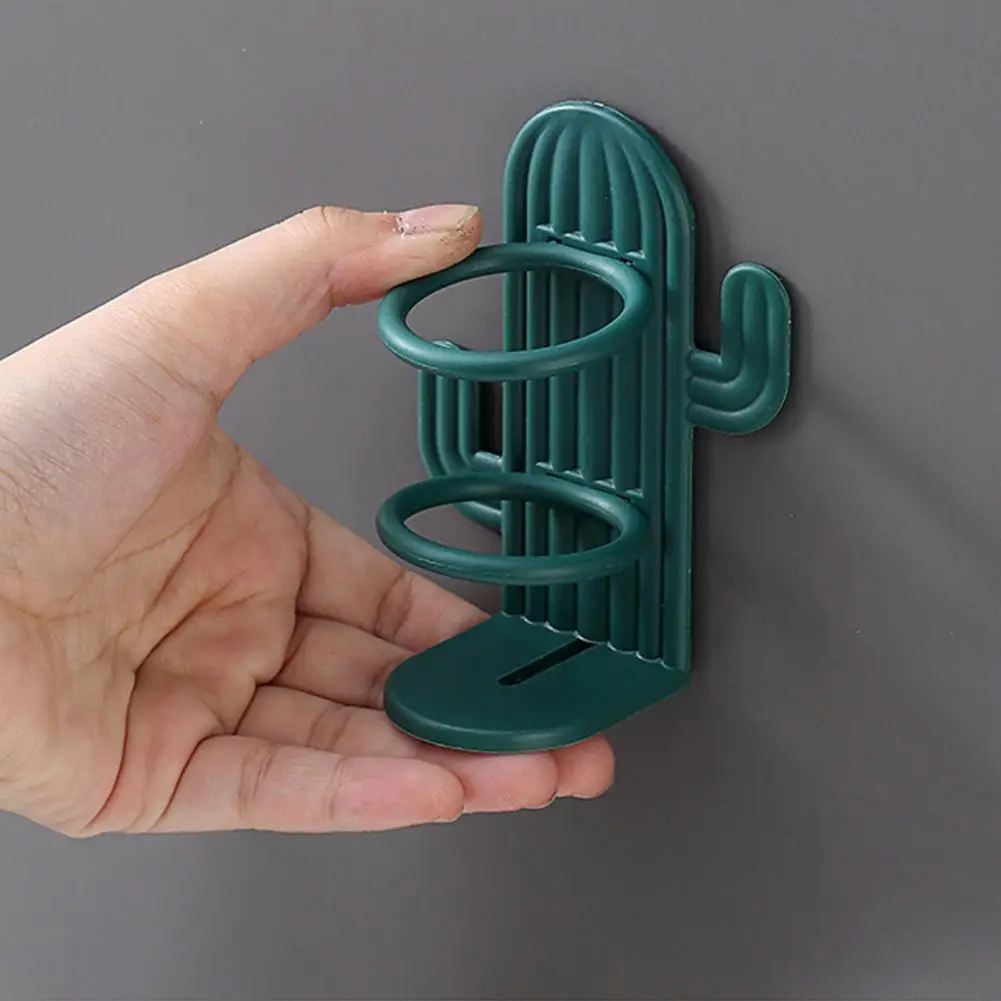 Toothbrush Holder Space-saving Cactus Toothbrush Holder Easy Installation Waterproof Bathroom for Wall for Mirror