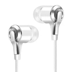 High - Fidelity Sport Earbuds with In - Line Mic and Enhanced Bass (White)