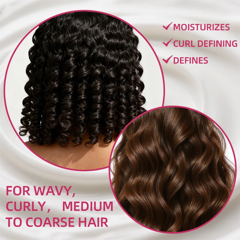 YUITIKUE curl styling and 7-in-1 effects all-in-one curling versatile curl, wavy curl, contains shea butter and castor oil