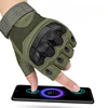 Outdoor Tactical Army Fingerless Gloves Hard Knuckle Paintball Airsoft Hunting Combat Riding Hiking Military Half Finger Gloves 1
