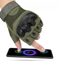 Outdoor Tactical Army Fingerless Gloves Hard Knuckle Paintball Airsoft Hunting Combat Riding Hiking Military Half Finger Gloves 1